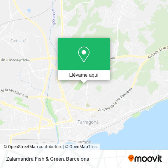 Mapa Zalamandra Fish & Green