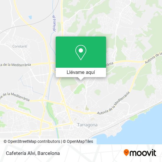 Mapa Cafetería Alvi