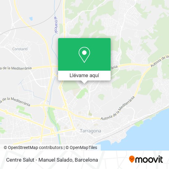 Mapa Centre Salut - Manuel Salado