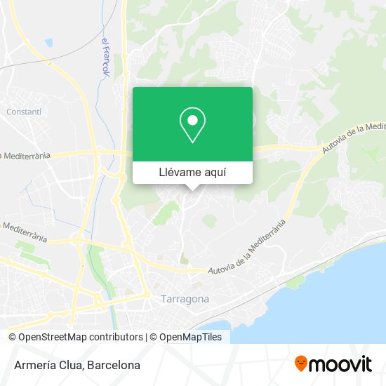 Mapa Armería Clua