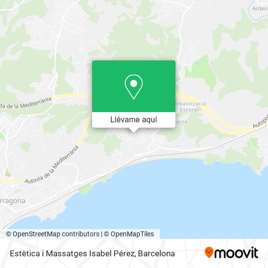 Mapa Estètica i Massatges Isabel Pérez