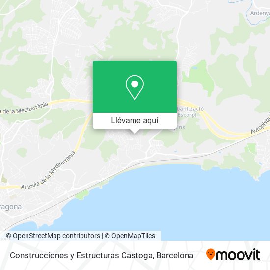 Mapa Construcciones y Estructuras Castoga