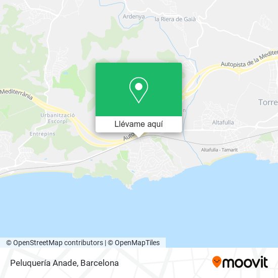 Mapa Peluquería Anade