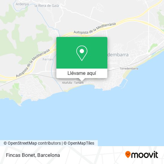 Mapa Fincas Bonet