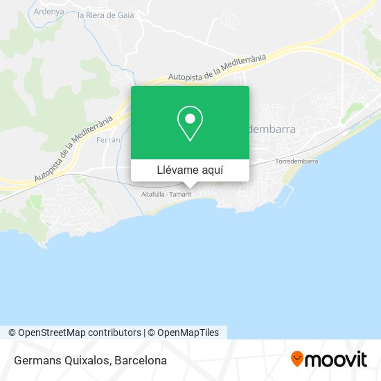 Mapa Germans Quixalos