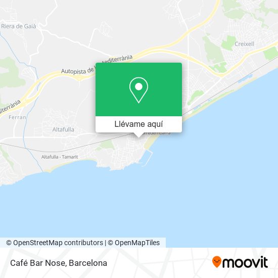 Mapa Café Bar Nose
