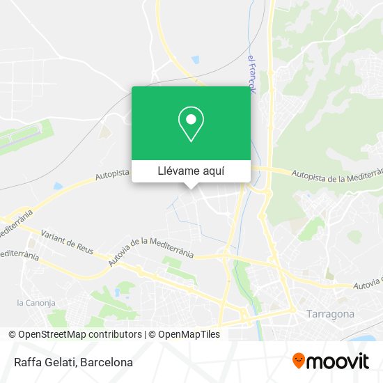 Mapa Raffa Gelati