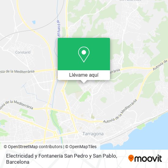 Mapa Electricidad y Fontanería San Pedro y San Pablo