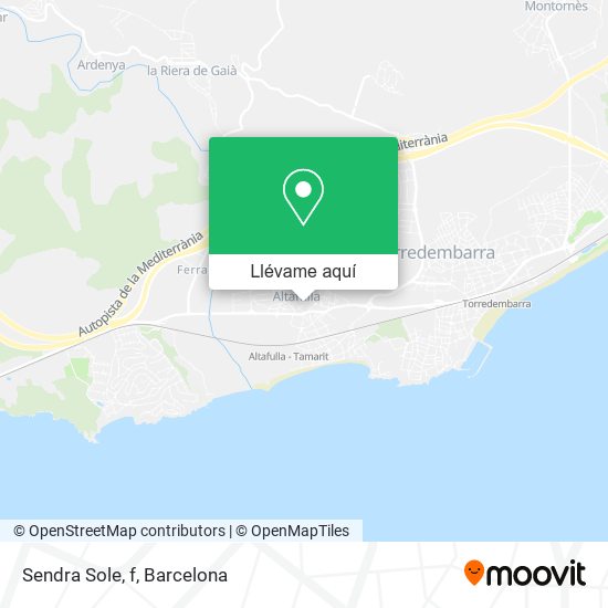 Mapa Sendra Sole, f