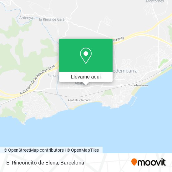 Mapa El Rinconcito de Elena