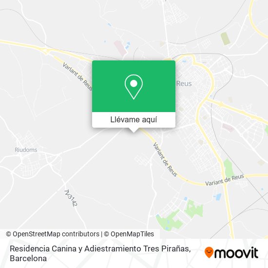 Mapa Residencia Canina y Adiestramiento Tres Pirañas