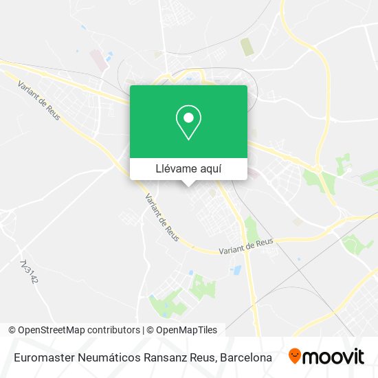 Mapa Euromaster Neumáticos Ransanz Reus