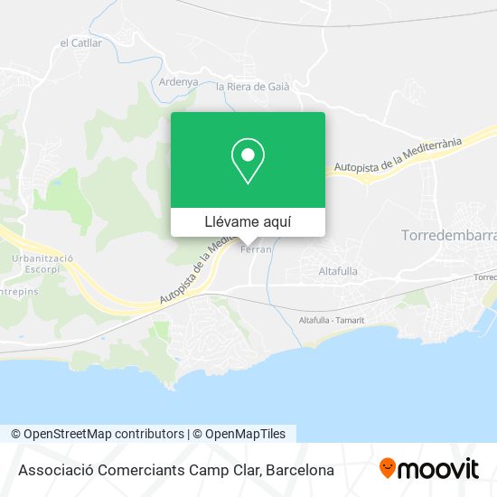 Mapa Associació Comerciants Camp Clar