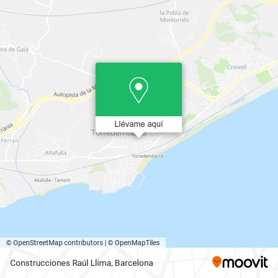 Mapa Construcciones Raúl Llima