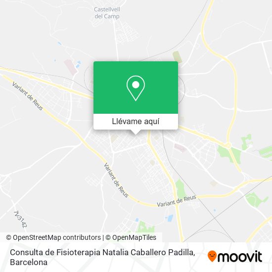 Mapa Consulta de Fisioterapia Natalia Caballero Padilla