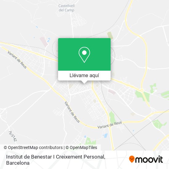 Mapa Institut de Benestar I Creixement Personal