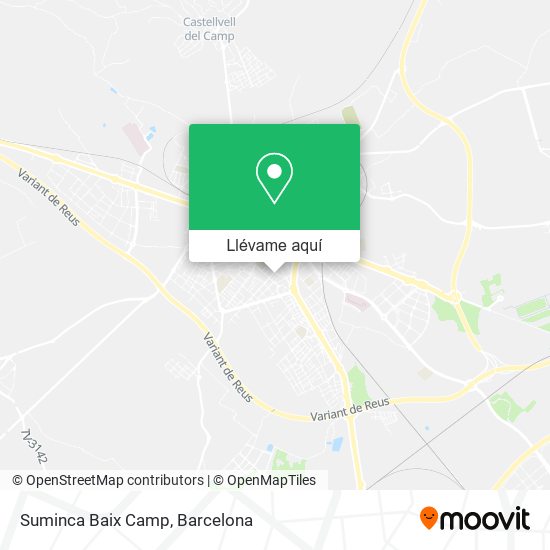 Mapa Suminca Baix Camp