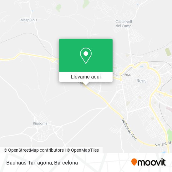 Mapa Bauhaus Tarragona