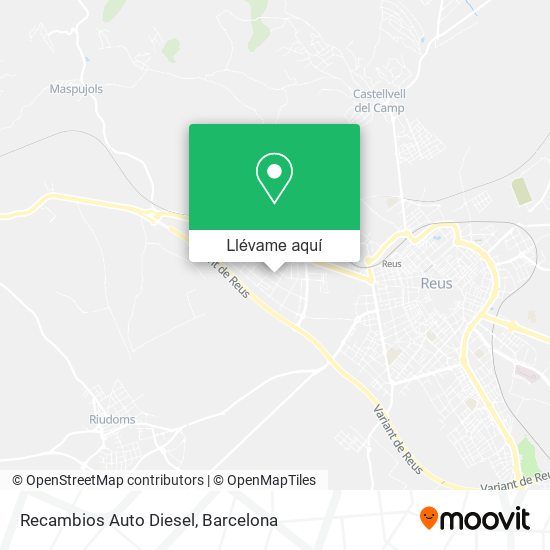 Mapa Recambios Auto Diesel