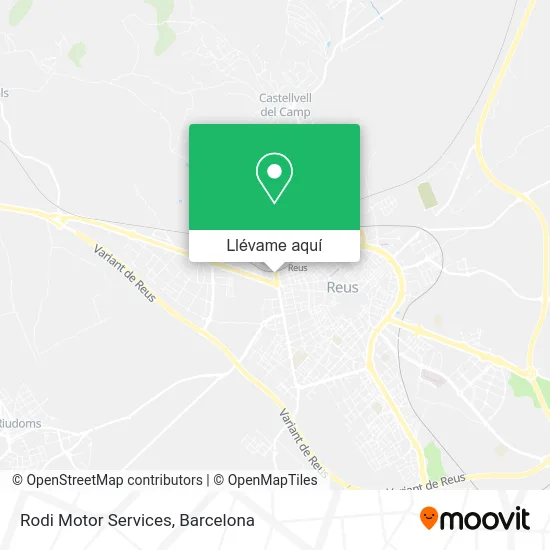 Mapa Rodi Motor Services
