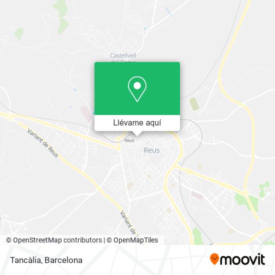 Mapa Tancàlia