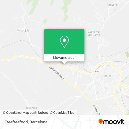 Mapa Freefreefood