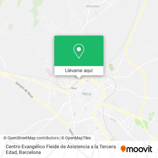 Mapa Centro Evangélico Fieide de Asistencia a la Tercera Edad