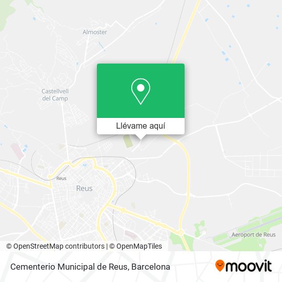 Mapa Cementerio Municipal de Reus