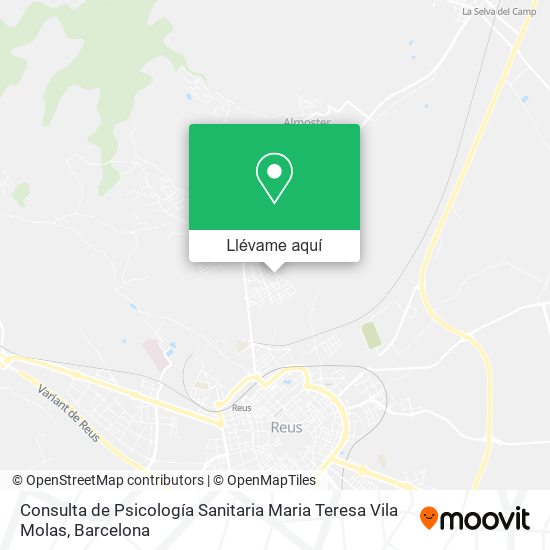 Mapa Consulta de Psicología Sanitaria Maria Teresa Vila Molas