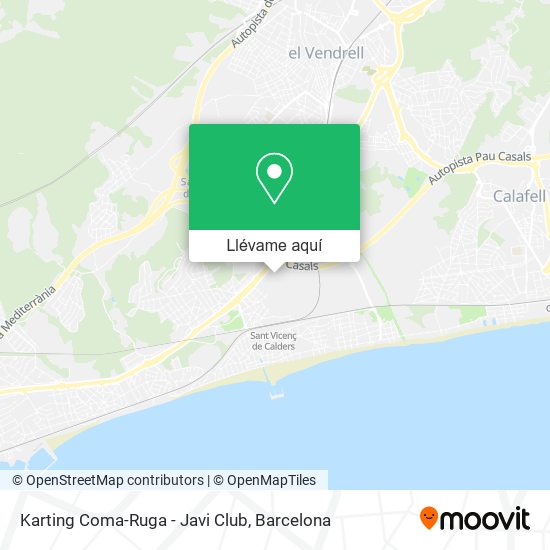 Mapa Karting Coma-Ruga - Javi Club