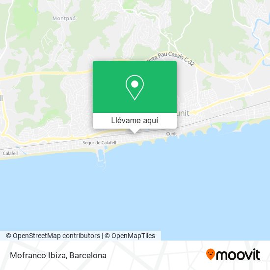 Mapa Mofranco Ibiza