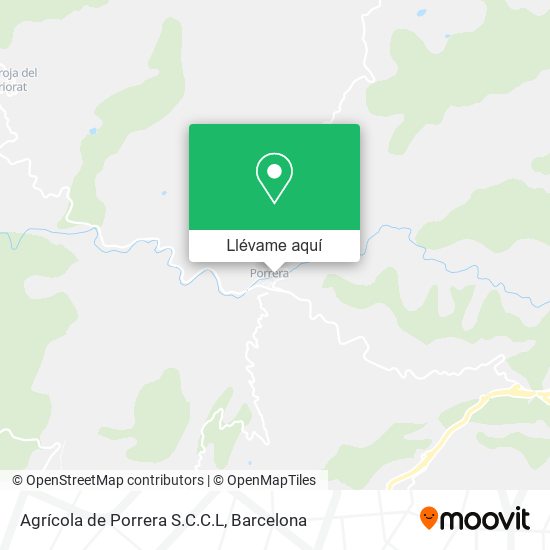 Mapa Agrícola de Porrera S.C.C.L