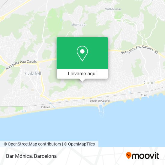 Mapa Bar Mónica