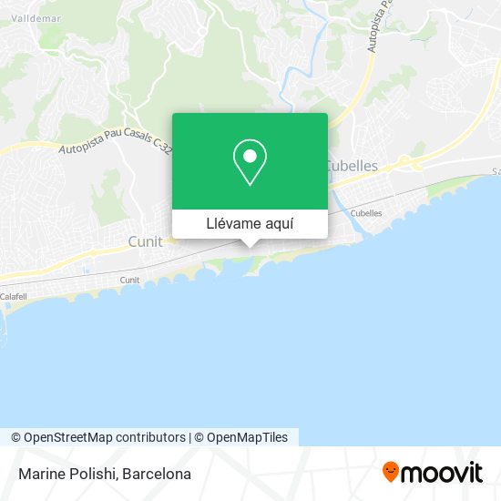 Mapa Marine Polishi