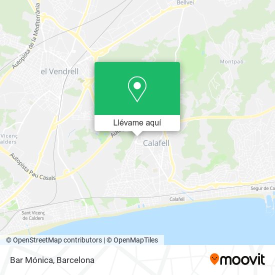 Mapa Bar Mónica