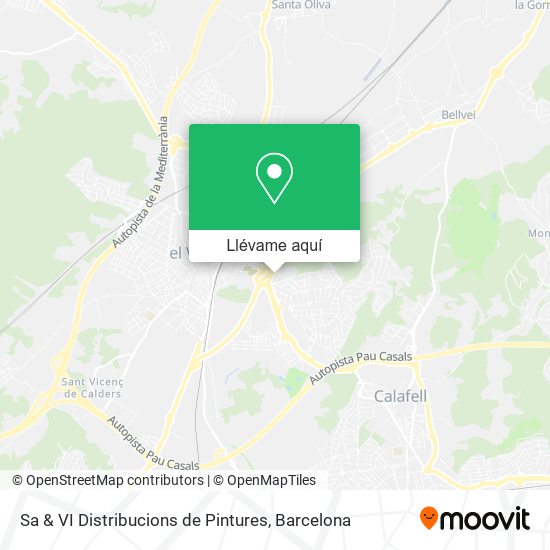 Mapa Sa & VI Distribucions de Pintures