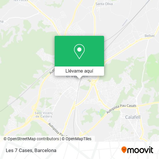 Mapa Les 7 Cases