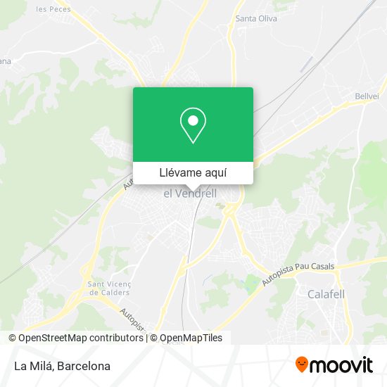 Mapa La Milá