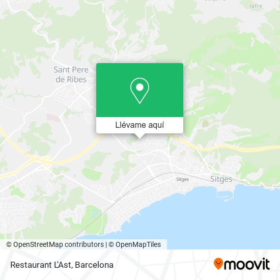 Mapa Restaurant L'Ast