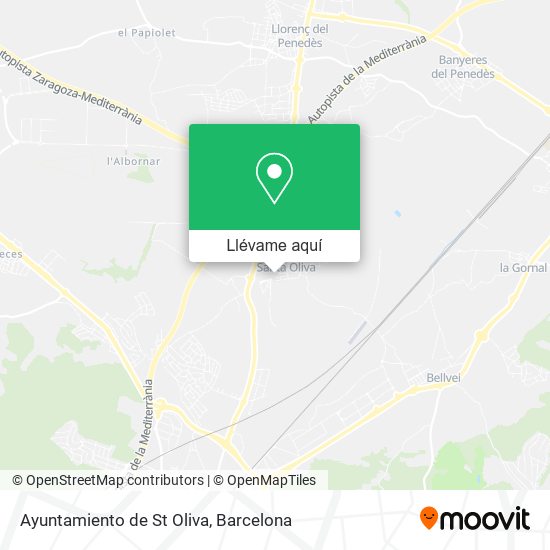 Mapa Ayuntamiento de St Oliva