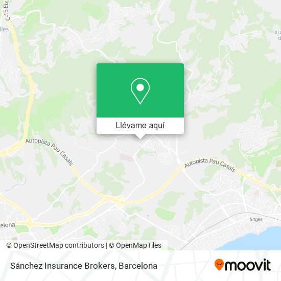 Mapa Sánchez Insurance Brokers