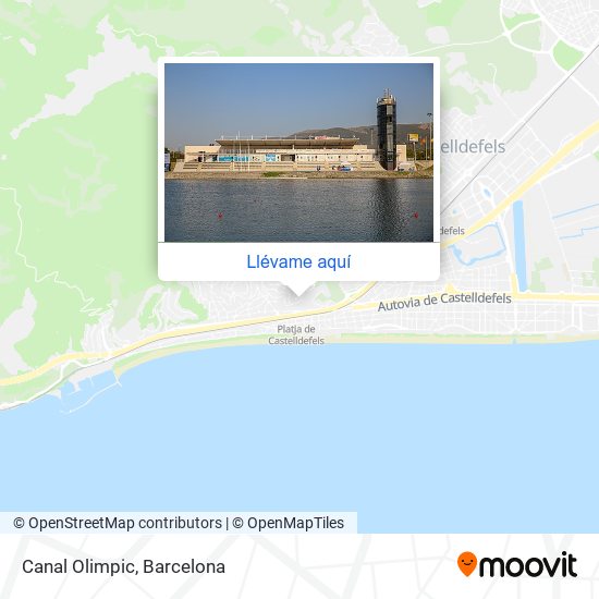 Mapa Canal Olimpic