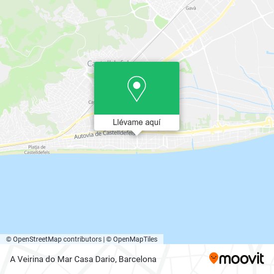 Mapa A Veirina do Mar Casa Dario