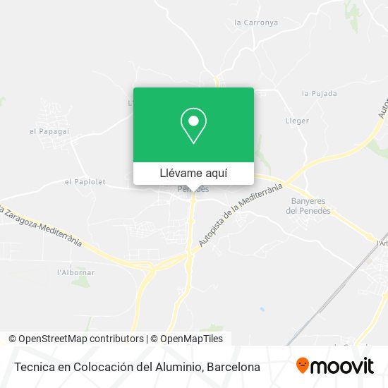 Mapa Tecnica en Colocación del Aluminio