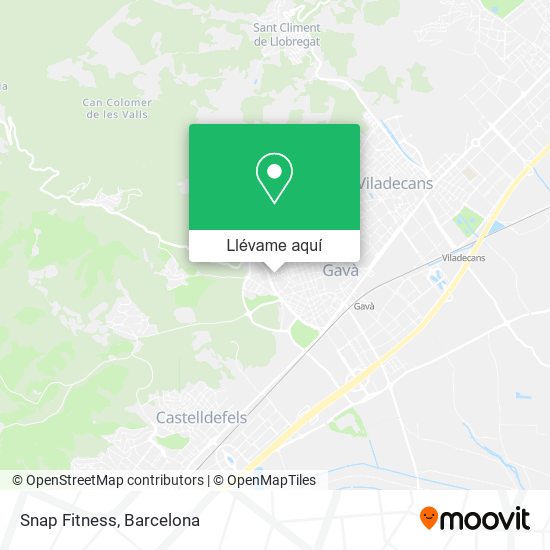 Mapa Snap Fitness