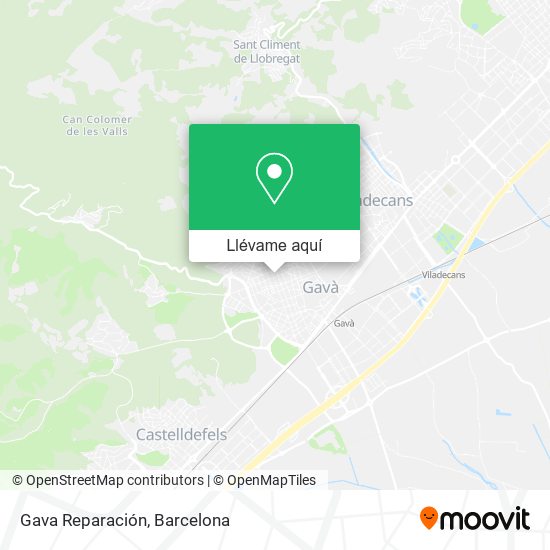 Mapa Gava Reparación