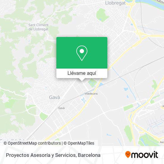 Mapa Proyectos Asesoría y Servicios