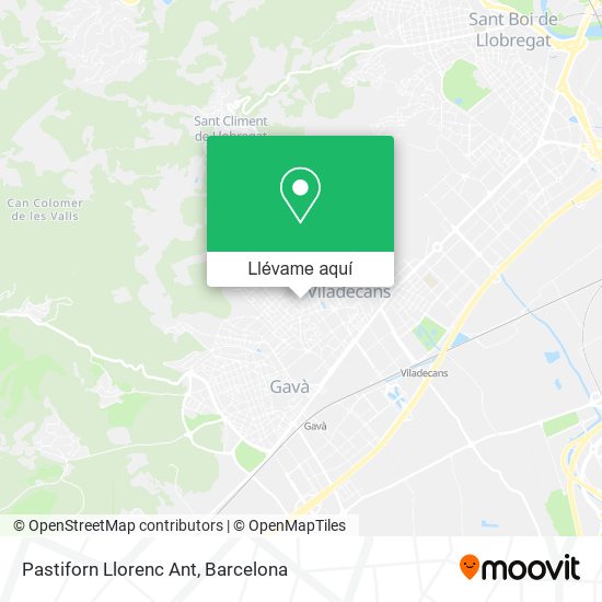 Mapa Pastiforn Llorenc Ant