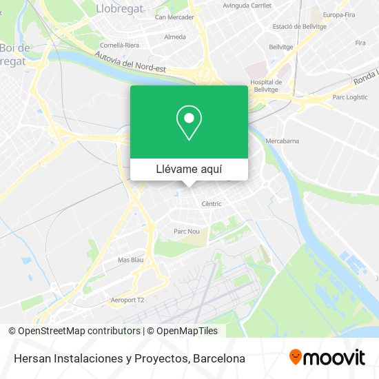 Mapa Hersan Instalaciones y Proyectos