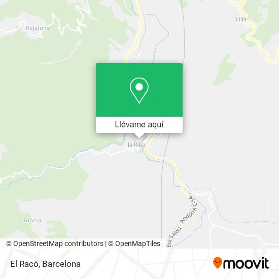 Mapa El Racó